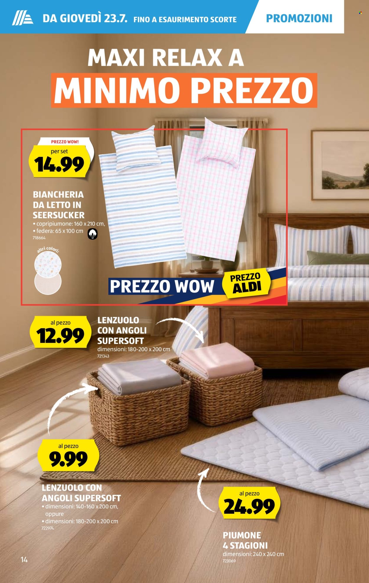 Volantino Aldi - 23.7.2026 - 29.7.2026. Pagina 14. Pagina 14