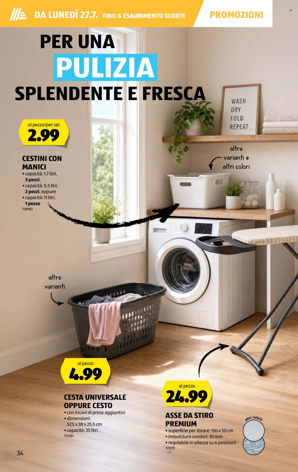 Volantino Aldi - 23.7.2026 - 29.7.2026. Pagina 34. Pagina 34