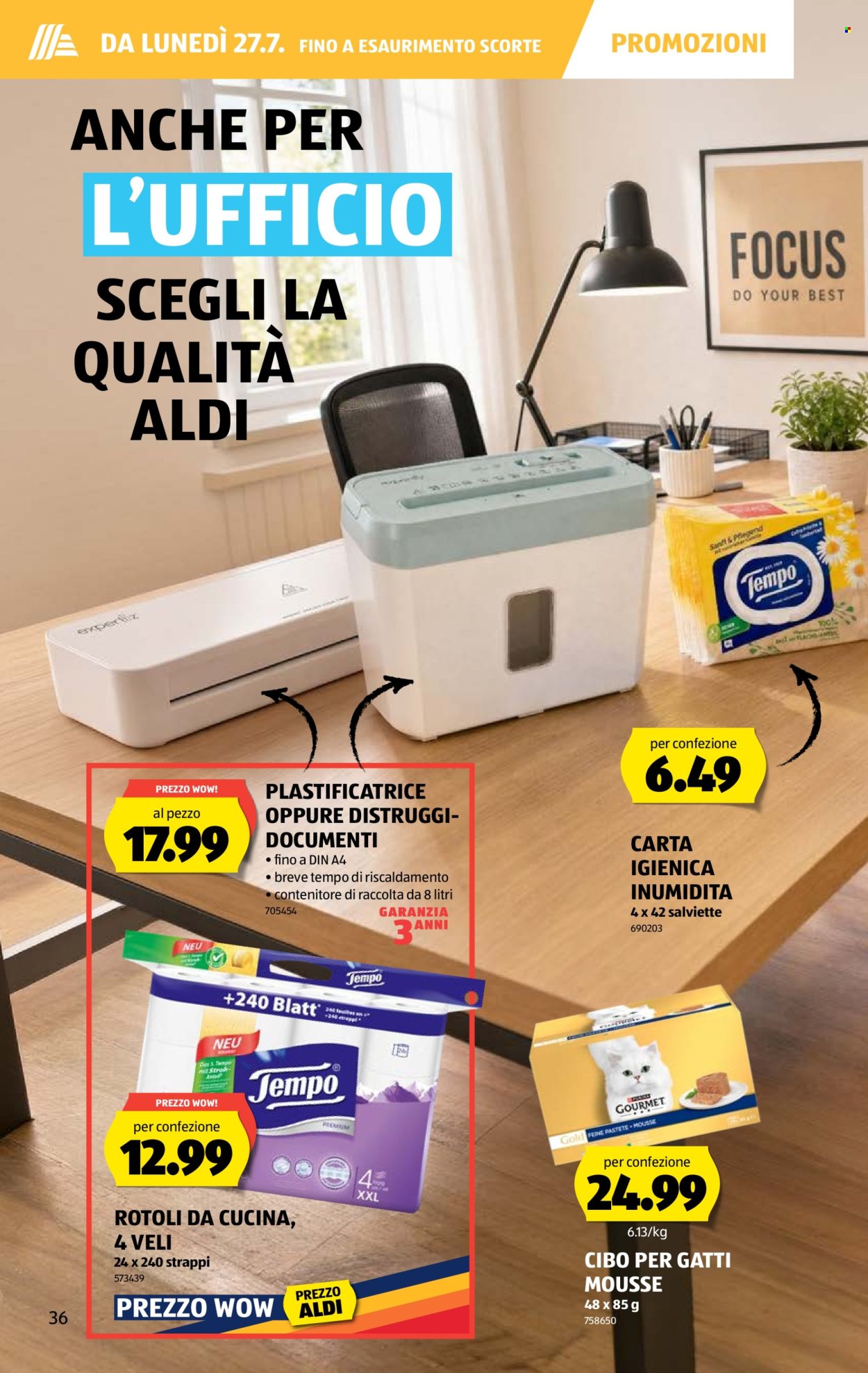 Volantino Aldi - 23.7.2026 - 29.7.2026. Pagina 36. Pagina 36