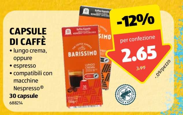 CAPSULE DI CAFFÈ