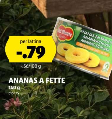 Ananas a fette