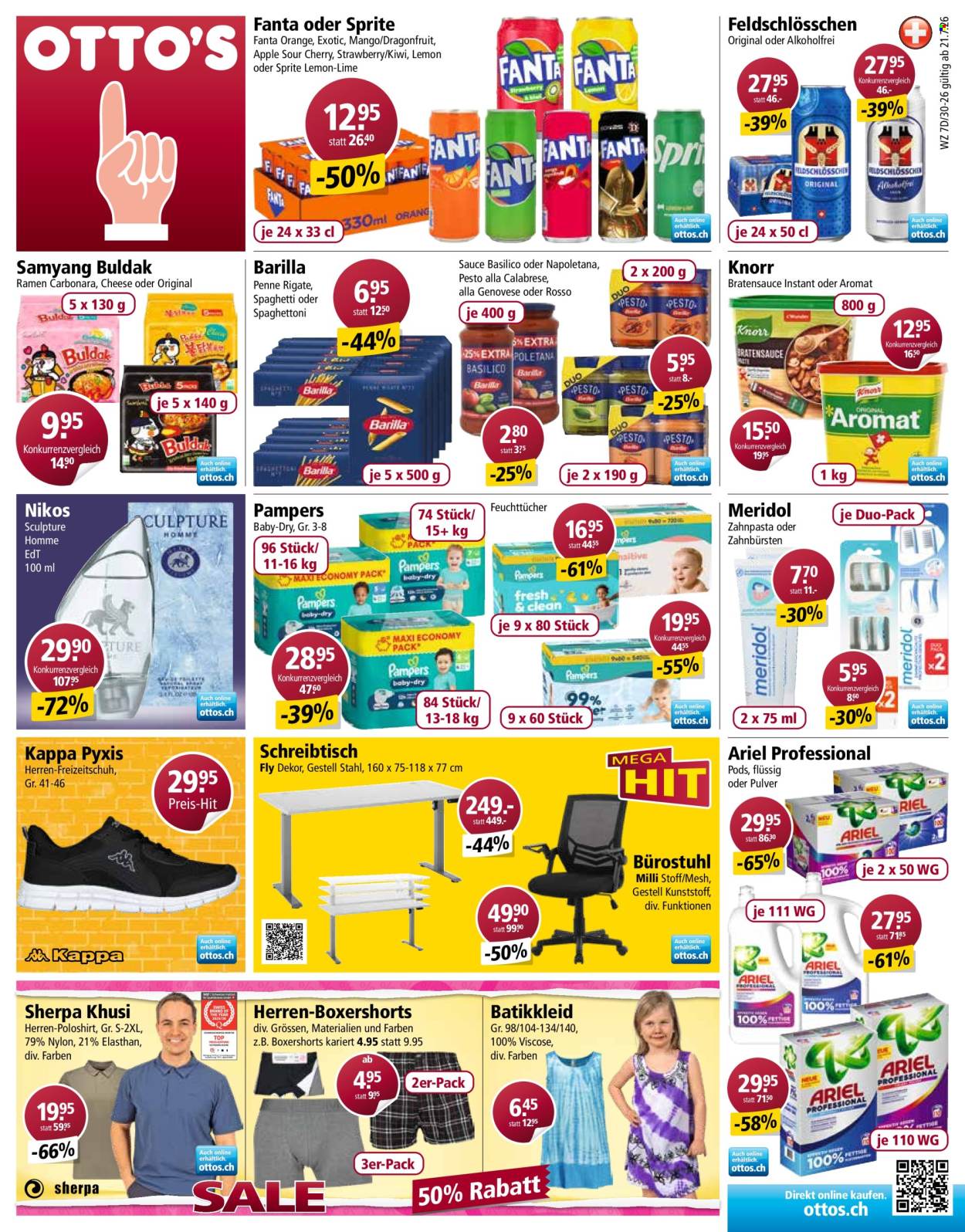 Volantino Otto's - 21.7.2026 - 27.7.2026. Pagina 1. Pagina 1