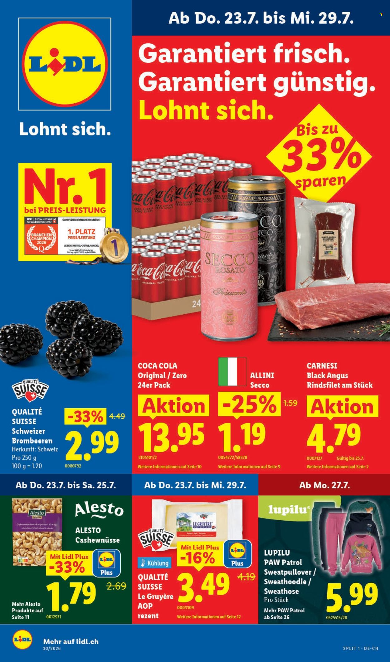 Volantino Lidl - 23.7.2026 - 29.7.2026. Pagina 1. Pagina 1