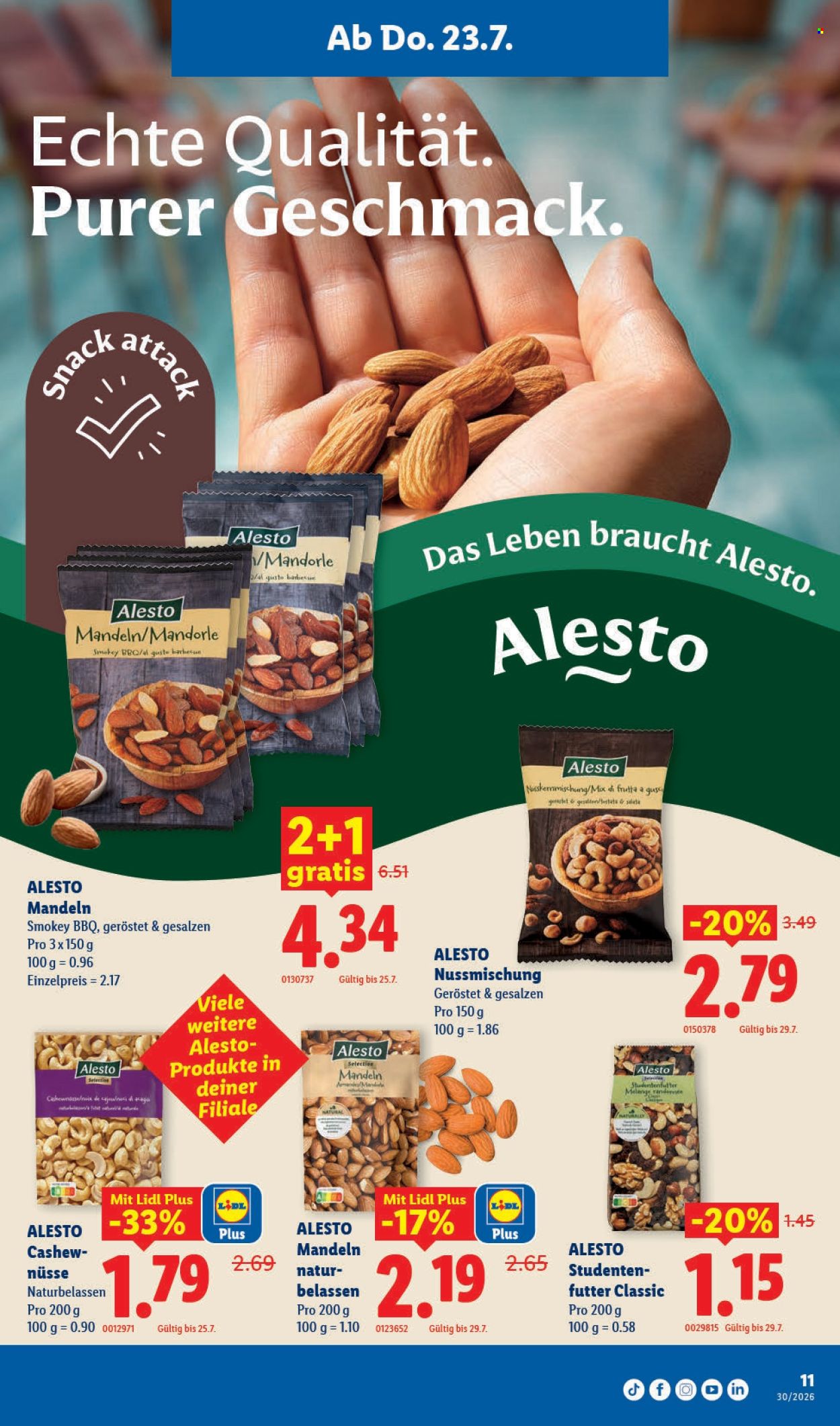 Volantino Lidl - 23.7.2026 - 29.7.2026. Pagina 11. Pagina 11