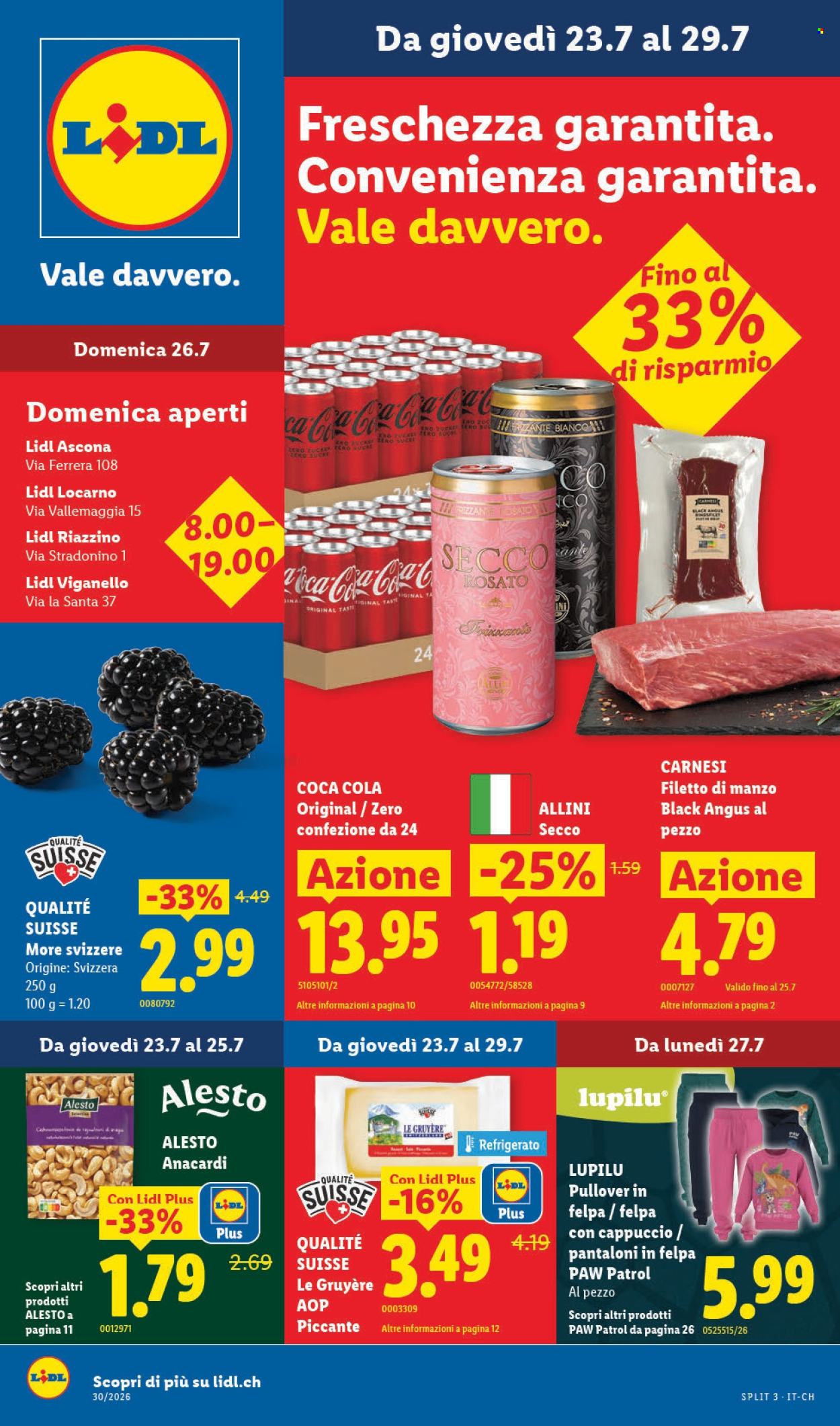 Volantino Lidl - 23.7.2026 - 29.7.2026. Pagina 1. Pagina 1