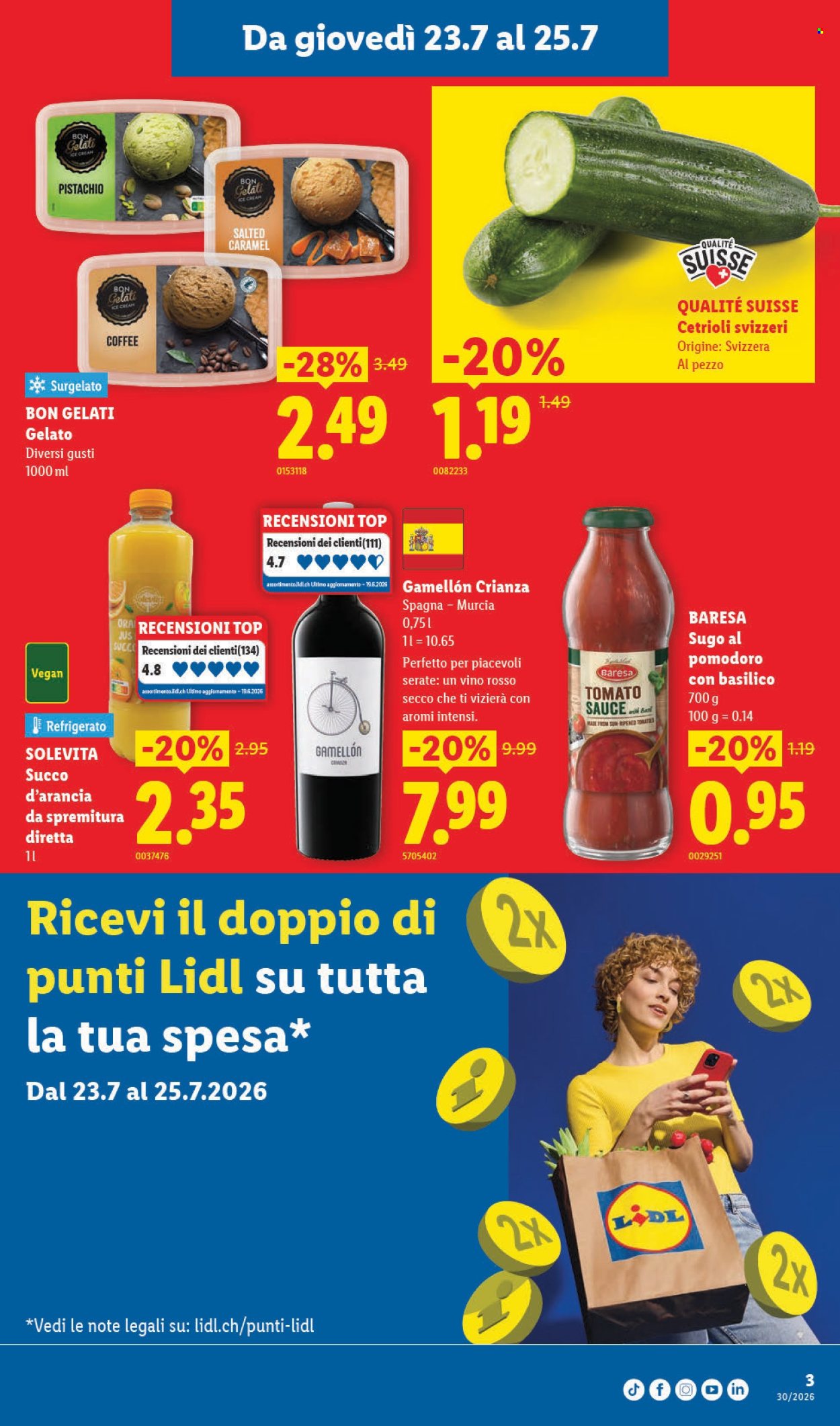 Volantino Lidl - 23.7.2026 - 29.7.2026. Pagina 3. Pagina 3