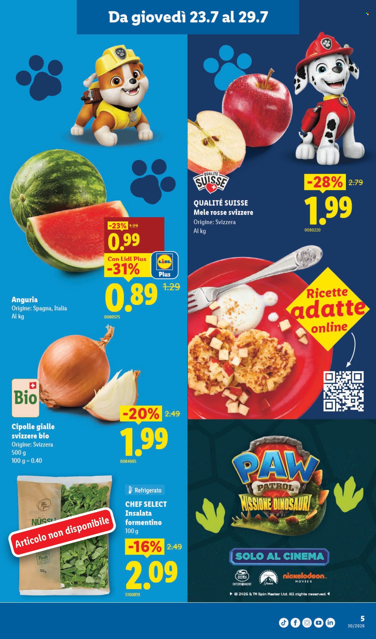 Volantino Lidl - 23.7.2026 - 29.7.2026. Pagina 5. Pagina 5