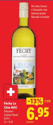Féchy La côte AOC