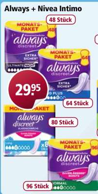 Always + Nivea Intimo