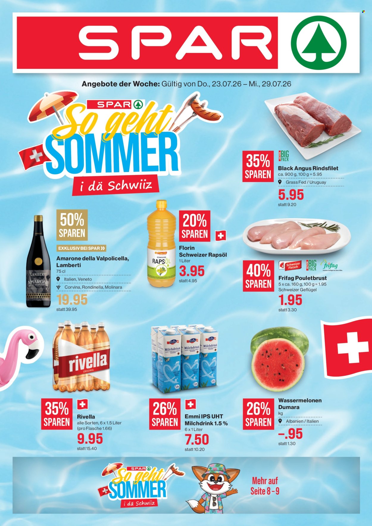 Volantino SPAR - 23.7.2026 - 29.7.2026. Pagina 1. Pagina 1