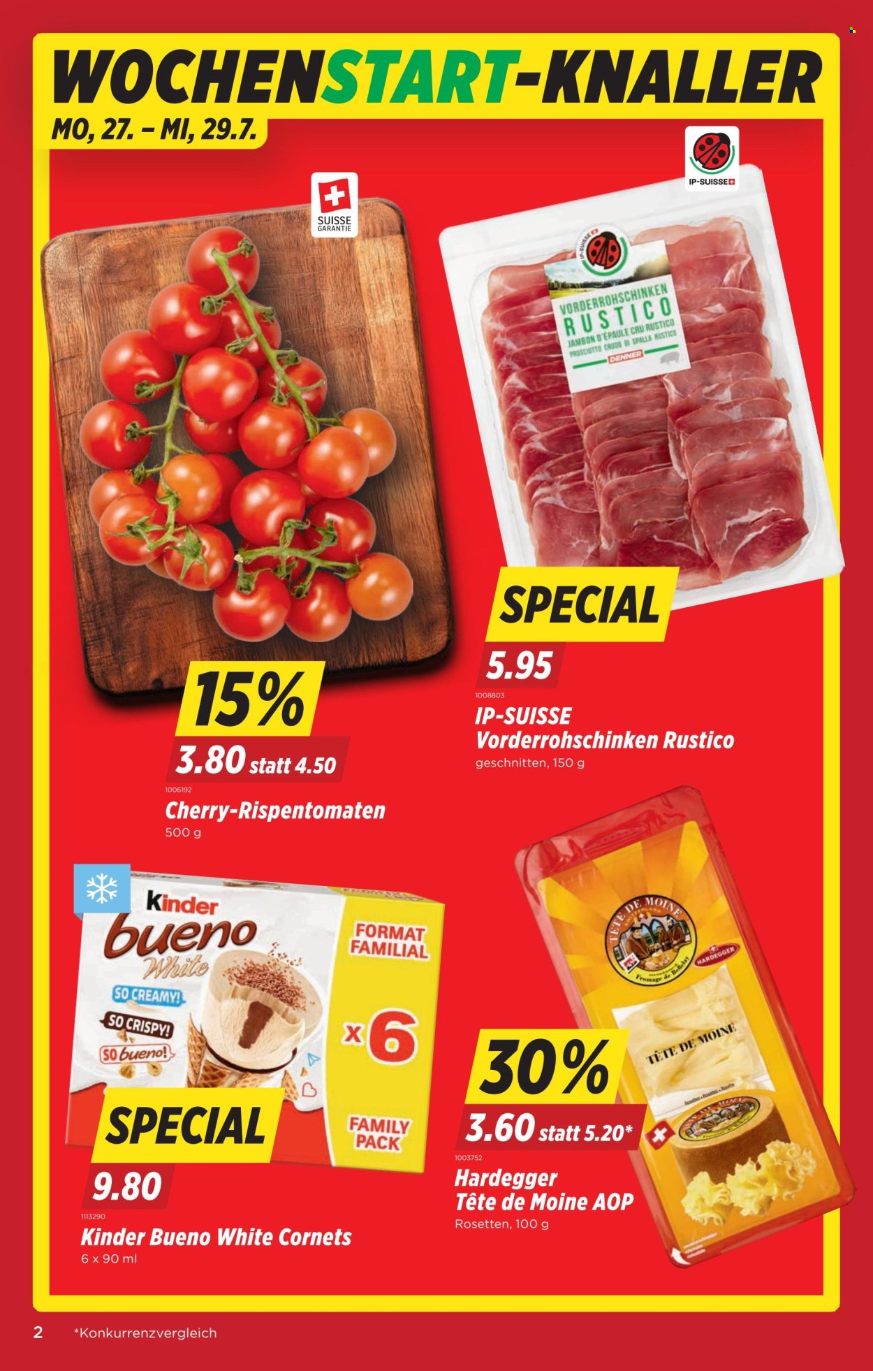Volantino Denner - 23.7.2026 - 29.7.2026. Pagina 2. Pagina 2