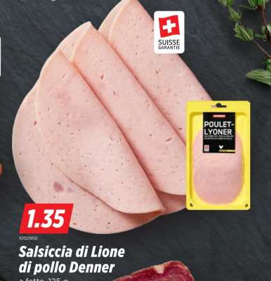 Salsiccia di Lione di pollo Denner