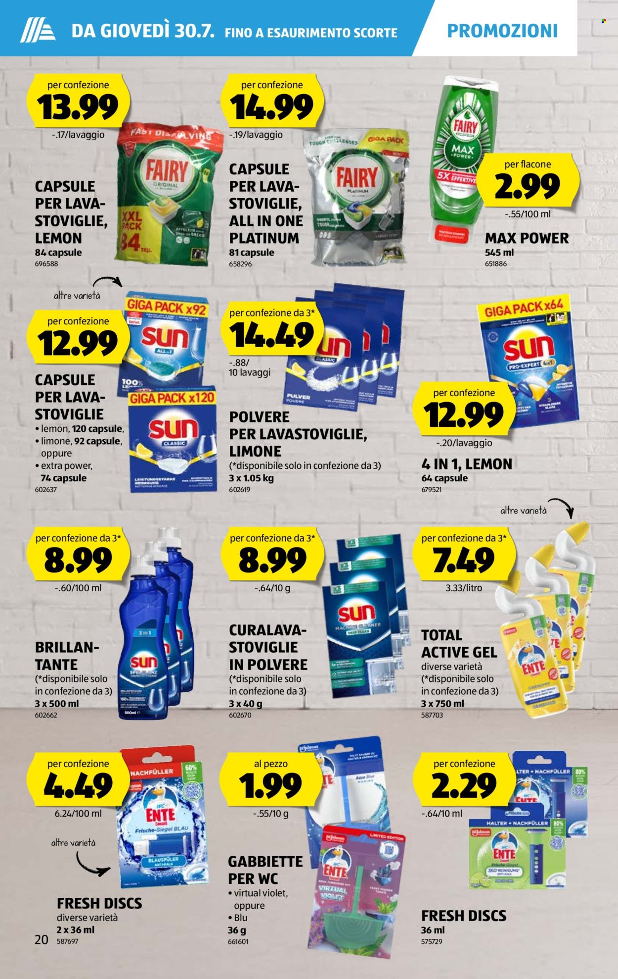 Volantino Aldi - 30.7.2026 - 5.8.2026. Pagina 20. Pagina 20