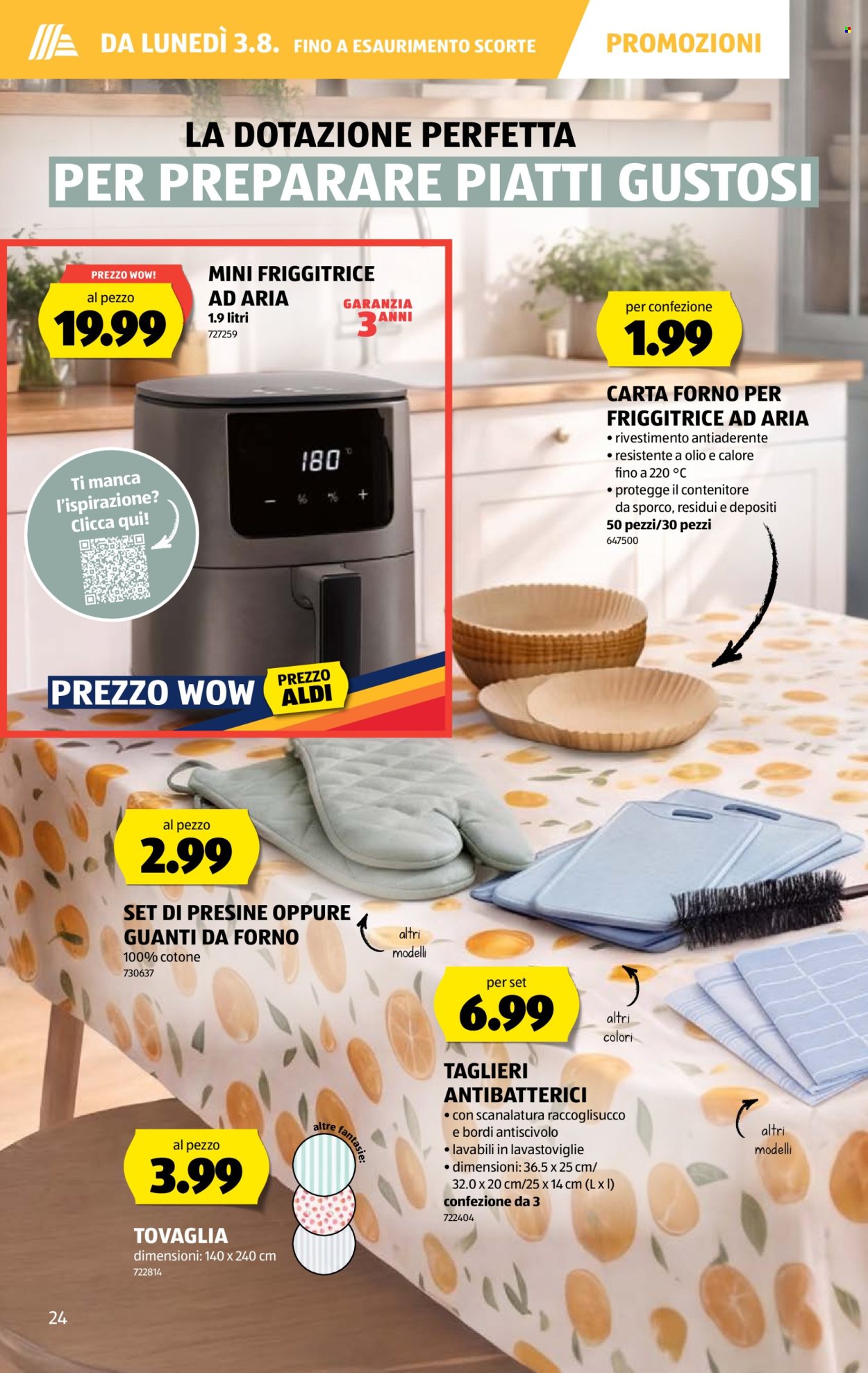 Volantino Aldi - 30.7.2026 - 5.8.2026. Pagina 24. Pagina 24