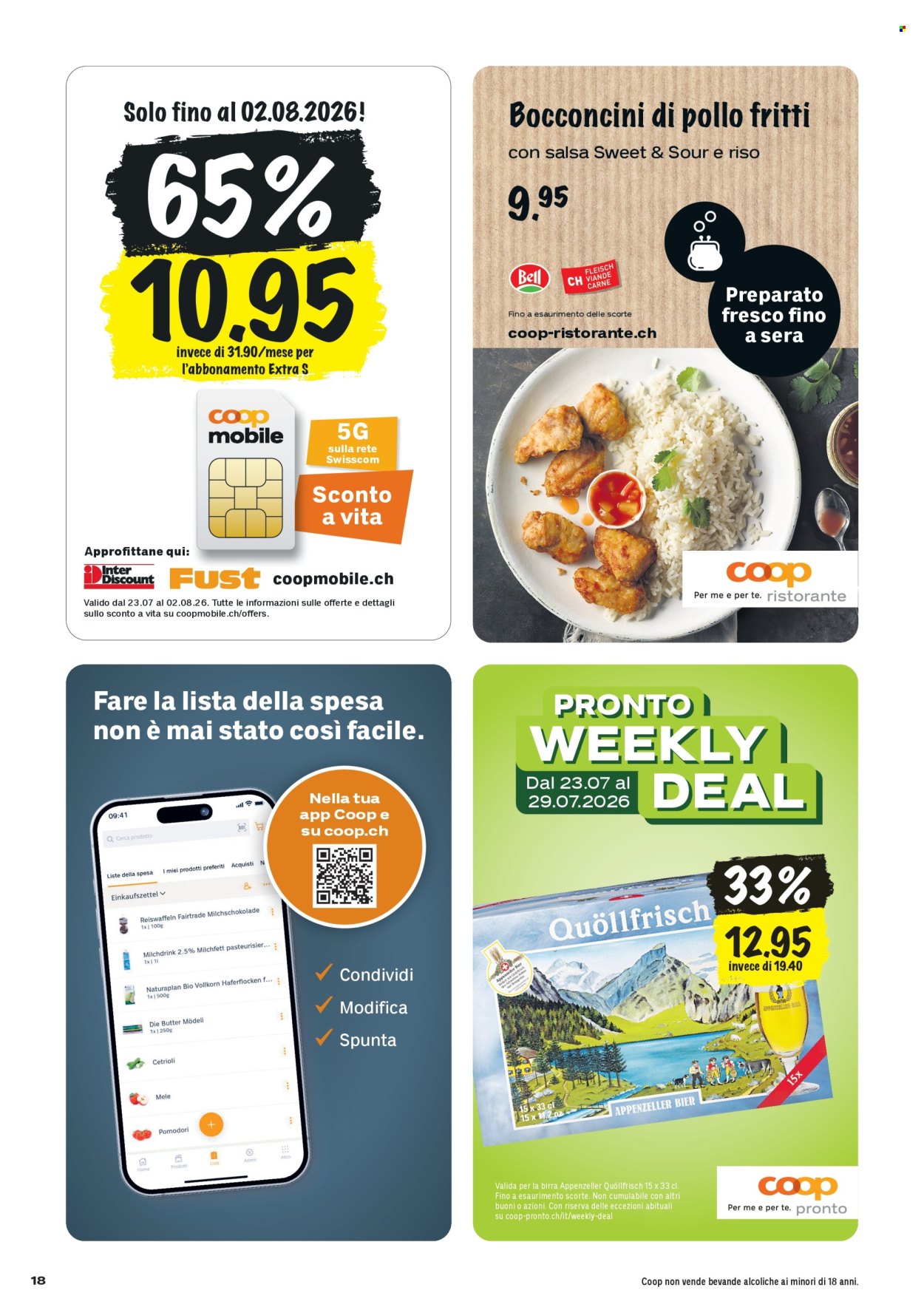 Volantino Coop - 23.7.2026 - 29.7.2026. Pagina 18. Pagina 18