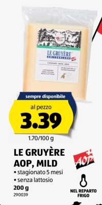 LE GRUYÈRE AOP, MILD