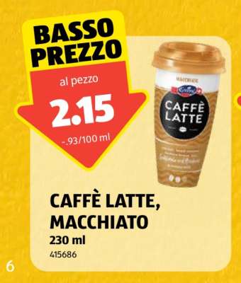 CAFFÈ LATTE Macchiato