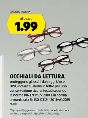 OCCHIALI DA LETTURA