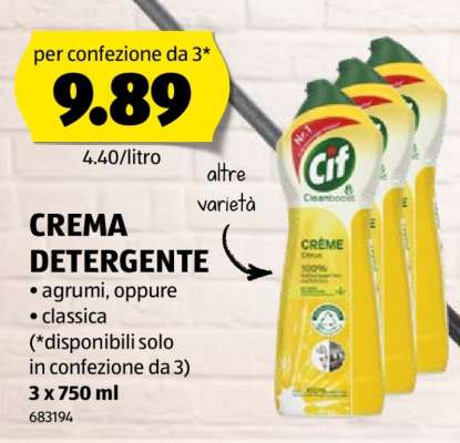 CREMA DETERGENTE