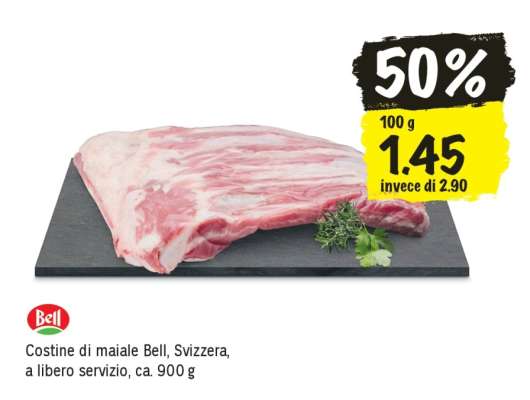 Costine di maiale Bell