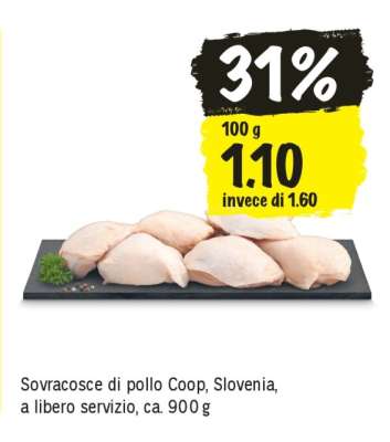 Sovracosce di pollo Coop