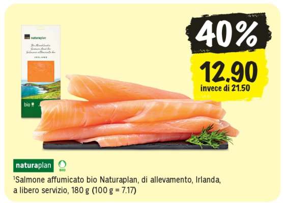 Salmone affumicato bio Naturaplan