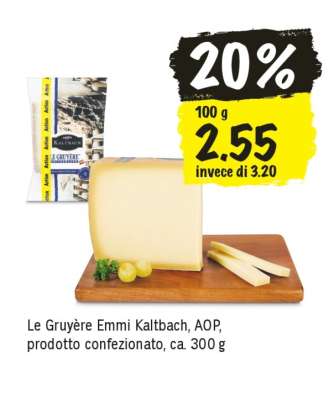 Le Gruyère Emmi Kaltbach, AOP