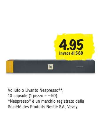 Volluto o Livanto Nespresso