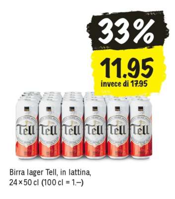 Birra lager Tell