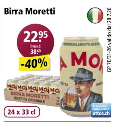 BIRRA MORETTI