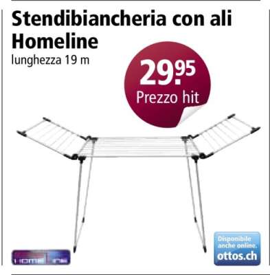 Stendibiancheria con ali