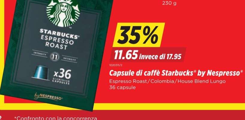 Capsule di caffè Starbucks® by Nespresso®