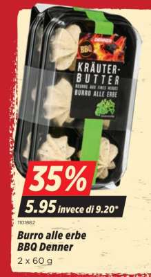 Burro alle erbe BBQ Denner