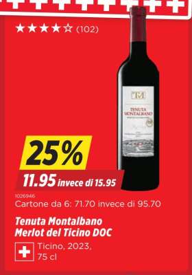 Tenuta Montalbano Merlot del Ticino DOC