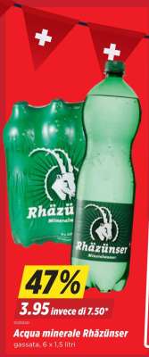 Acqua minerale Rhäzünser