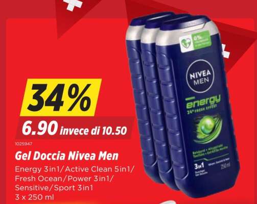 Gel Doccia Nivea Men