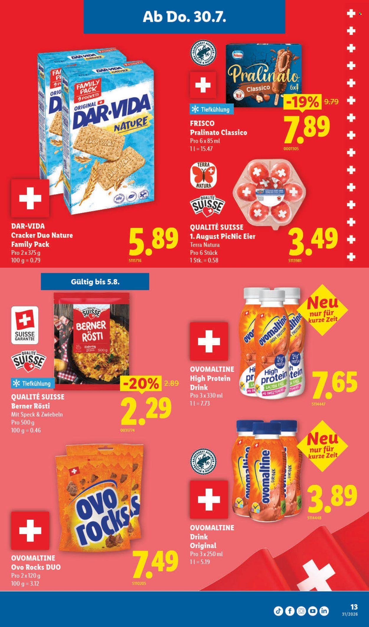 Volantino Lidl - 30.7.2026 - 5.8.2026. Pagina 13. Pagina 13
