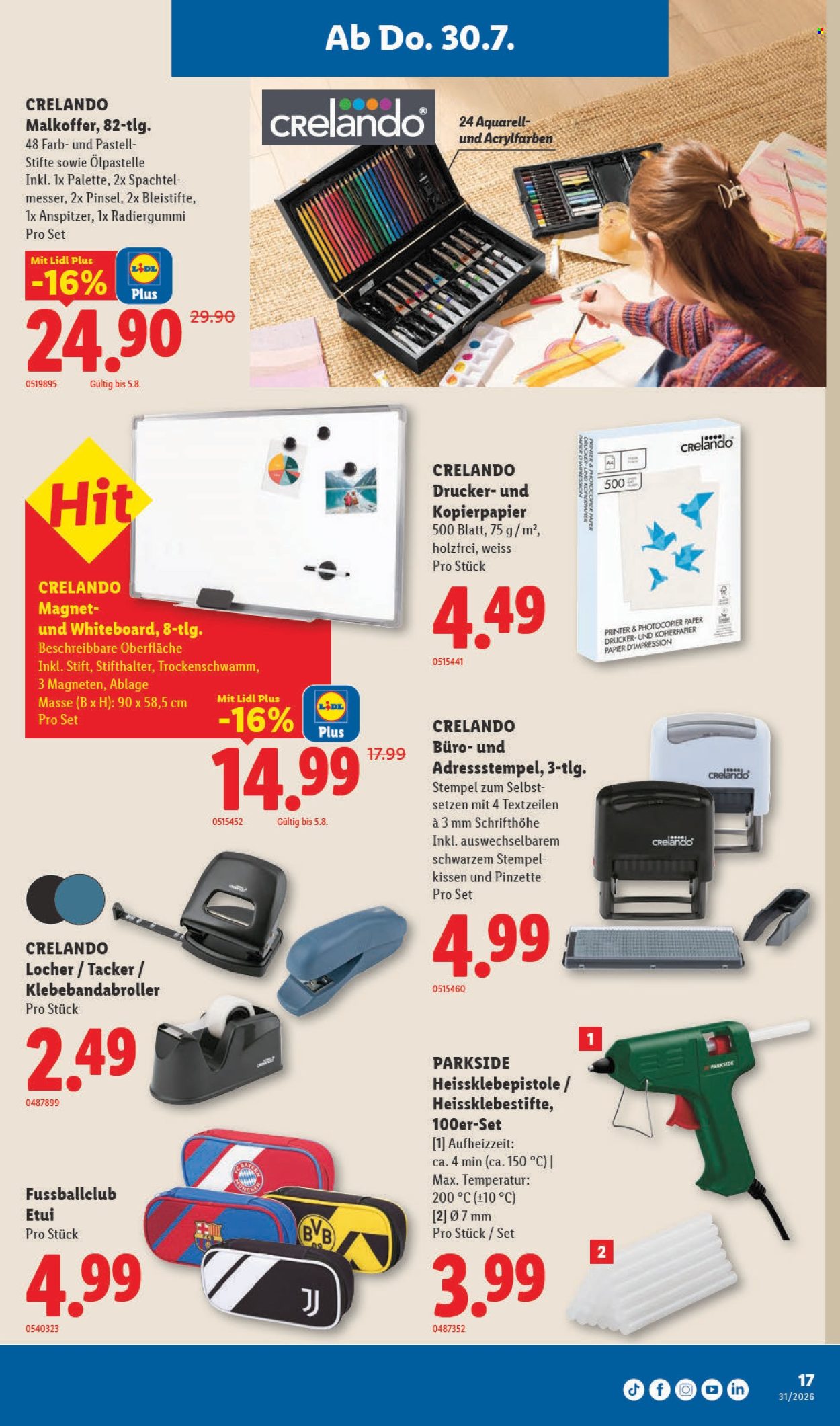 Volantino Lidl - 30.7.2026 - 5.8.2026. Pagina 19. Pagina 19