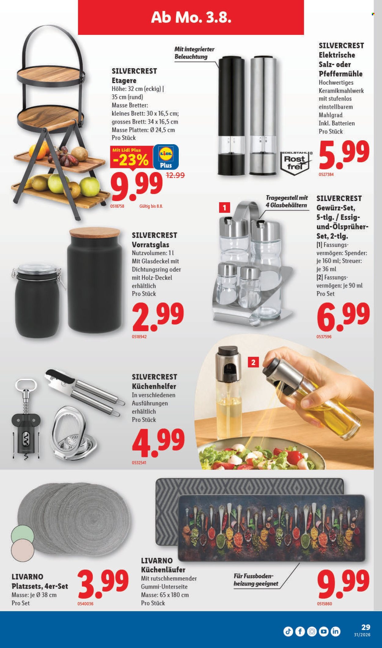 Volantino Lidl - 30.7.2026 - 5.8.2026. Pagina 31. Pagina 31