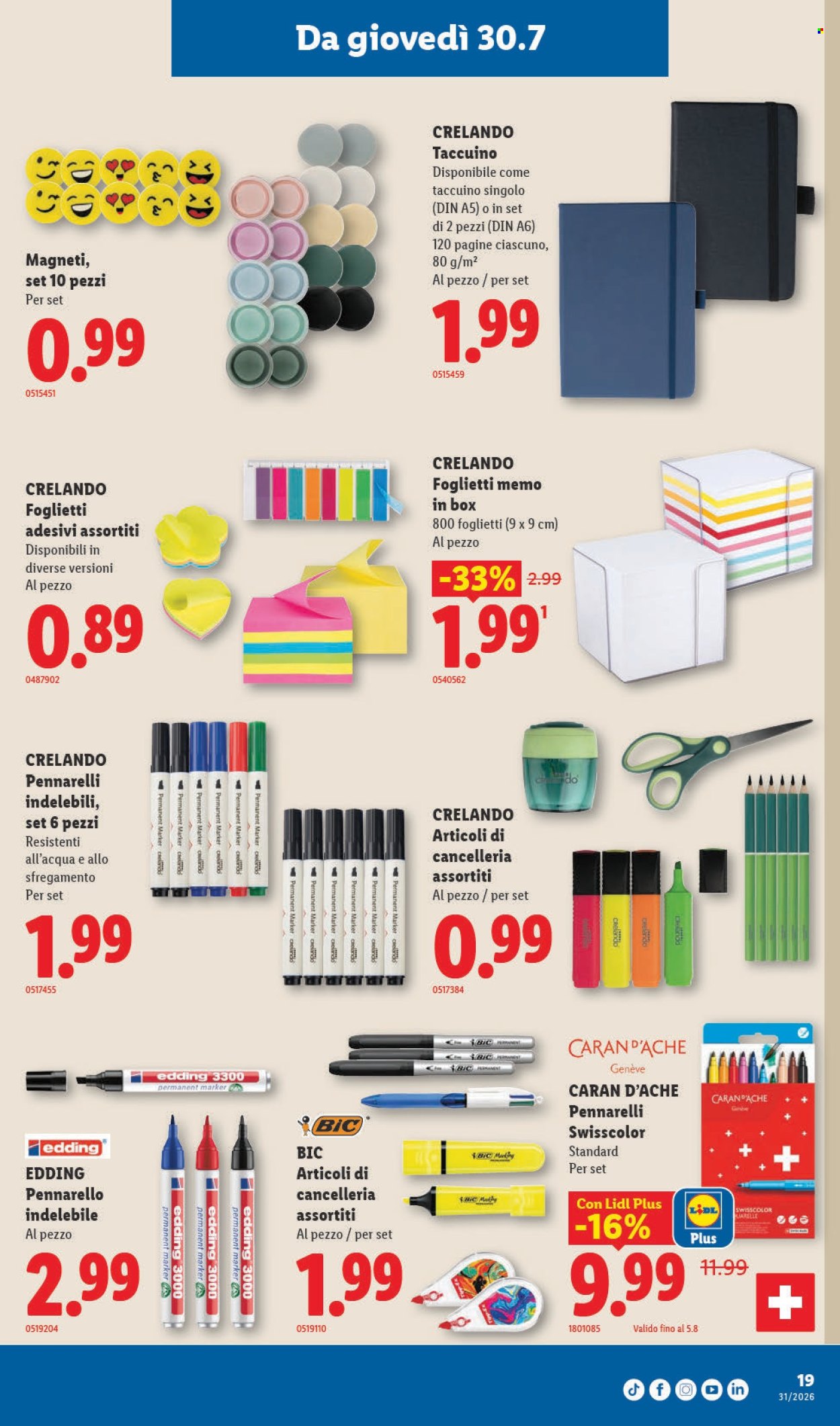 Volantino Lidl - 30.7.2026 - 5.8.2026. Pagina 21. Pagina 21