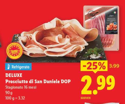 DELUXE Prosciutto di San Daniele DOP