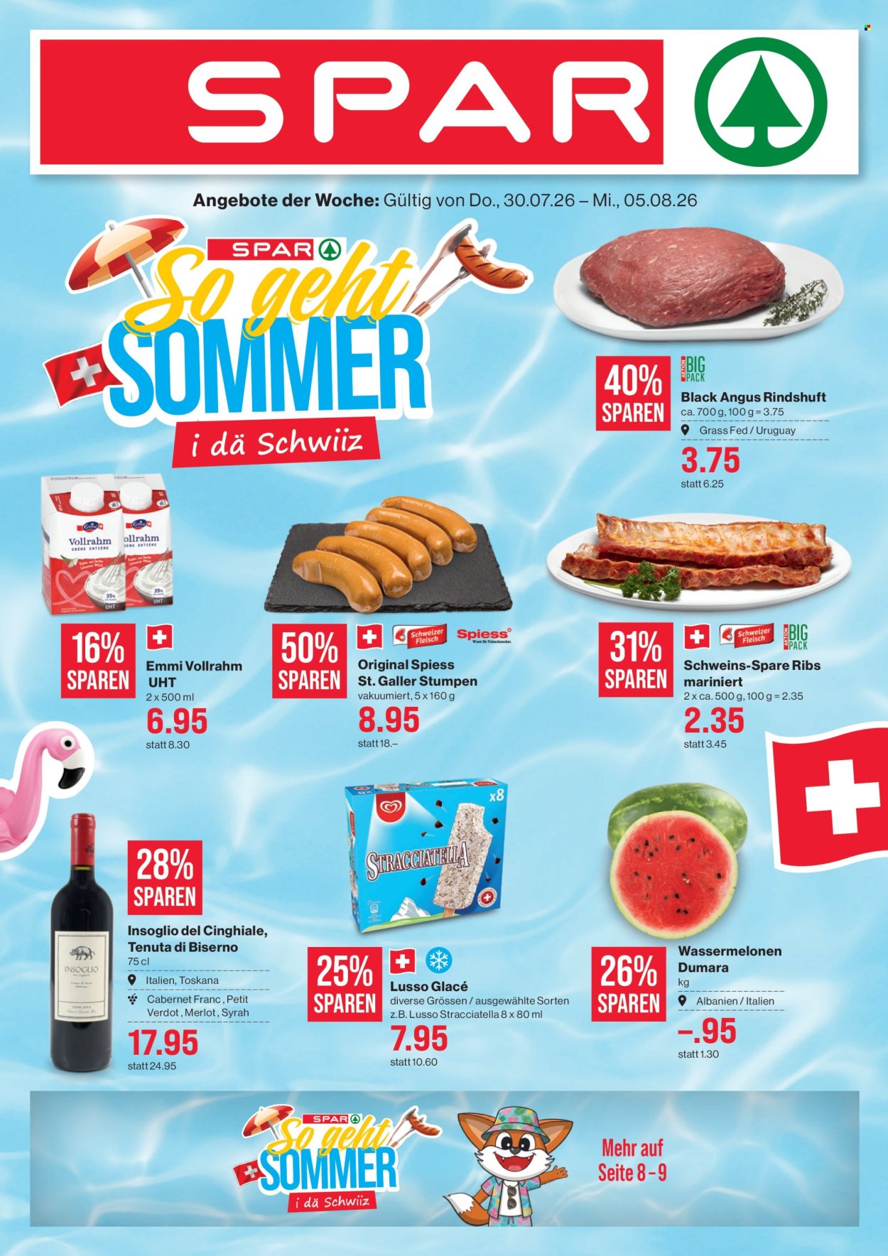 Volantino SPAR - 30.7.2026 - 5.8.2026. Pagina 1. Pagina 1