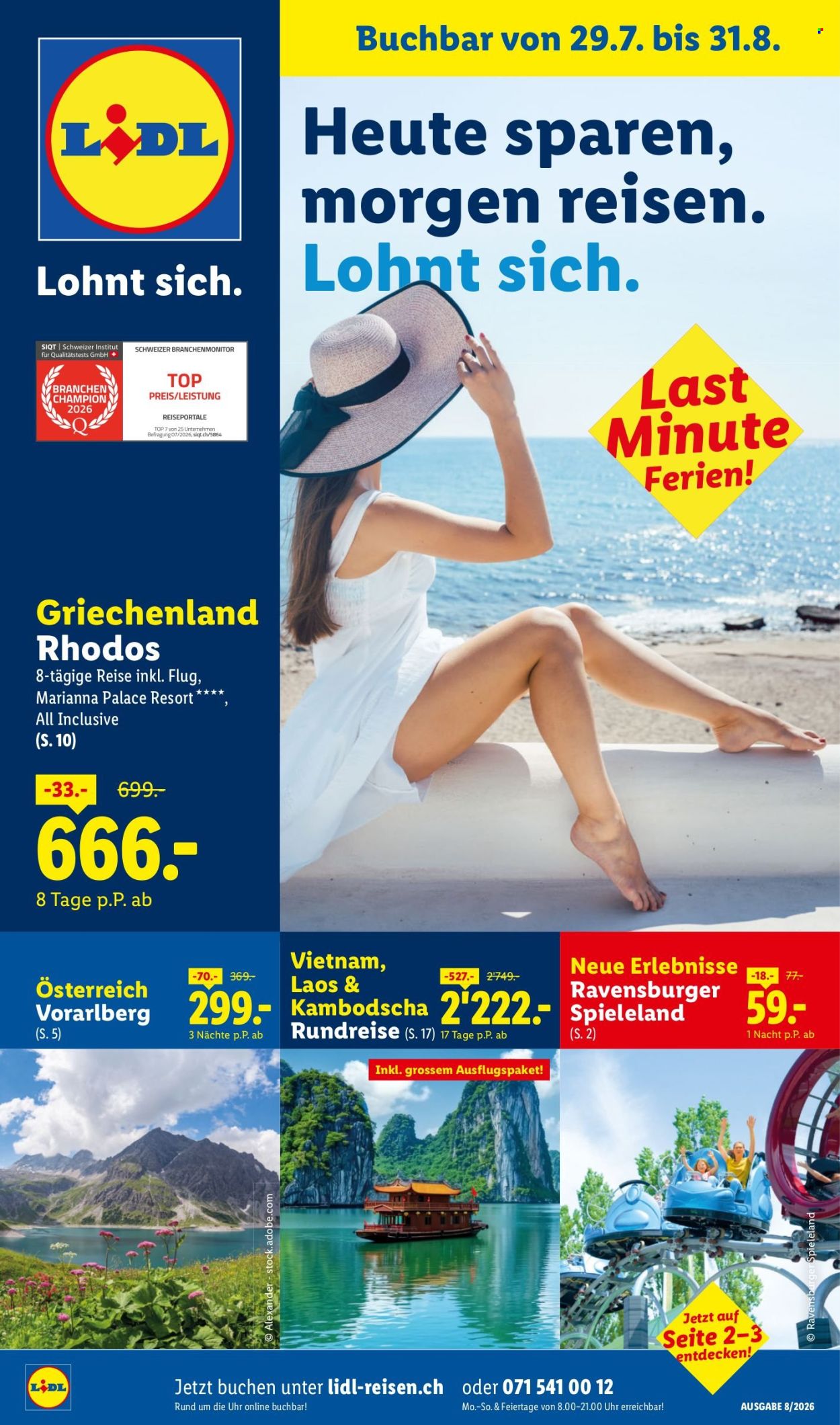 Volantino Lidl - 29.7.2026 - 31.8.2026. Pagina 1. Pagina 1