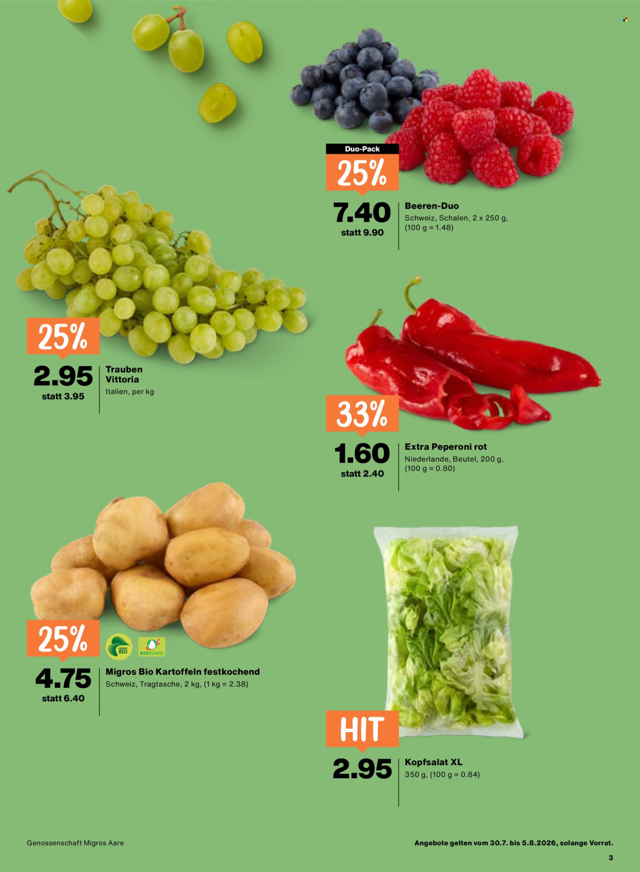Volantino Migros - 30.7.2026 - 5.8.2026. Pagina 3. Pagina 3
