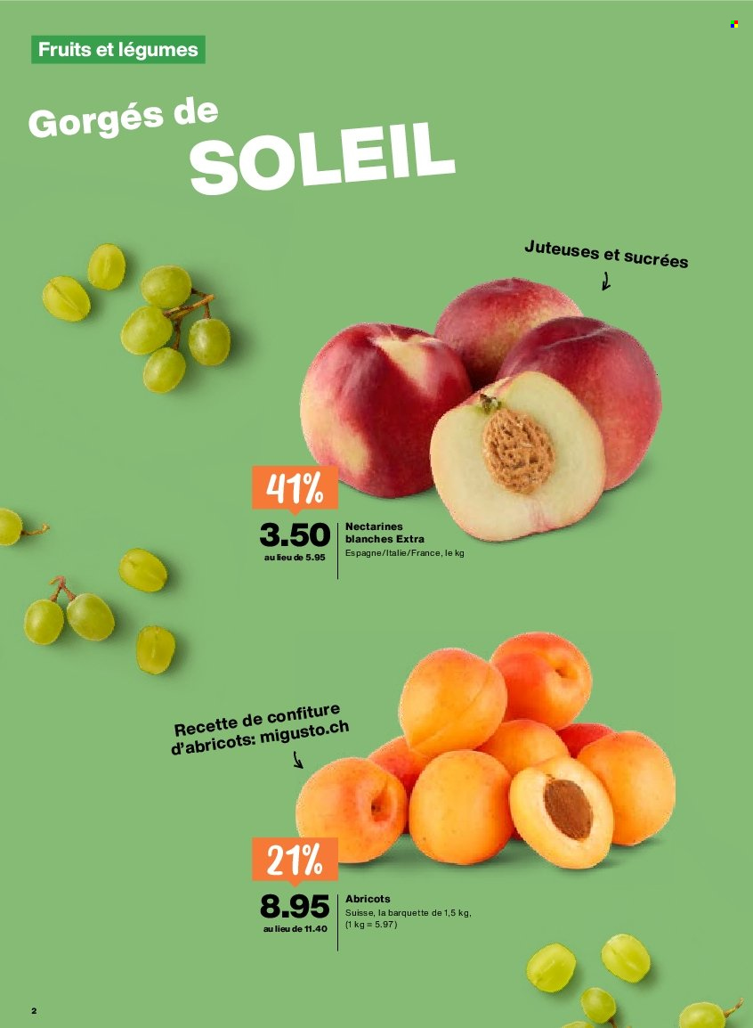 Volantino Migros - 30.7.2026 - 5.8.2026. Pagina 2. Pagina 2