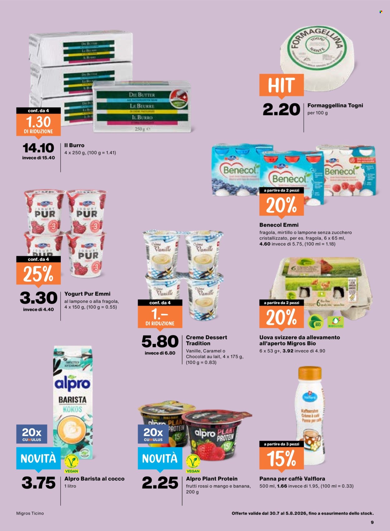 Volantino Migros - 30.7.2026 - 5.8.2026. Pagina 9. Pagina 9