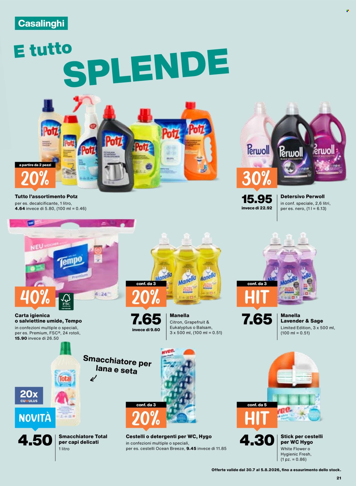 Volantino Migros - 30.7.2026 - 5.8.2026. Pagina 21. Pagina 21