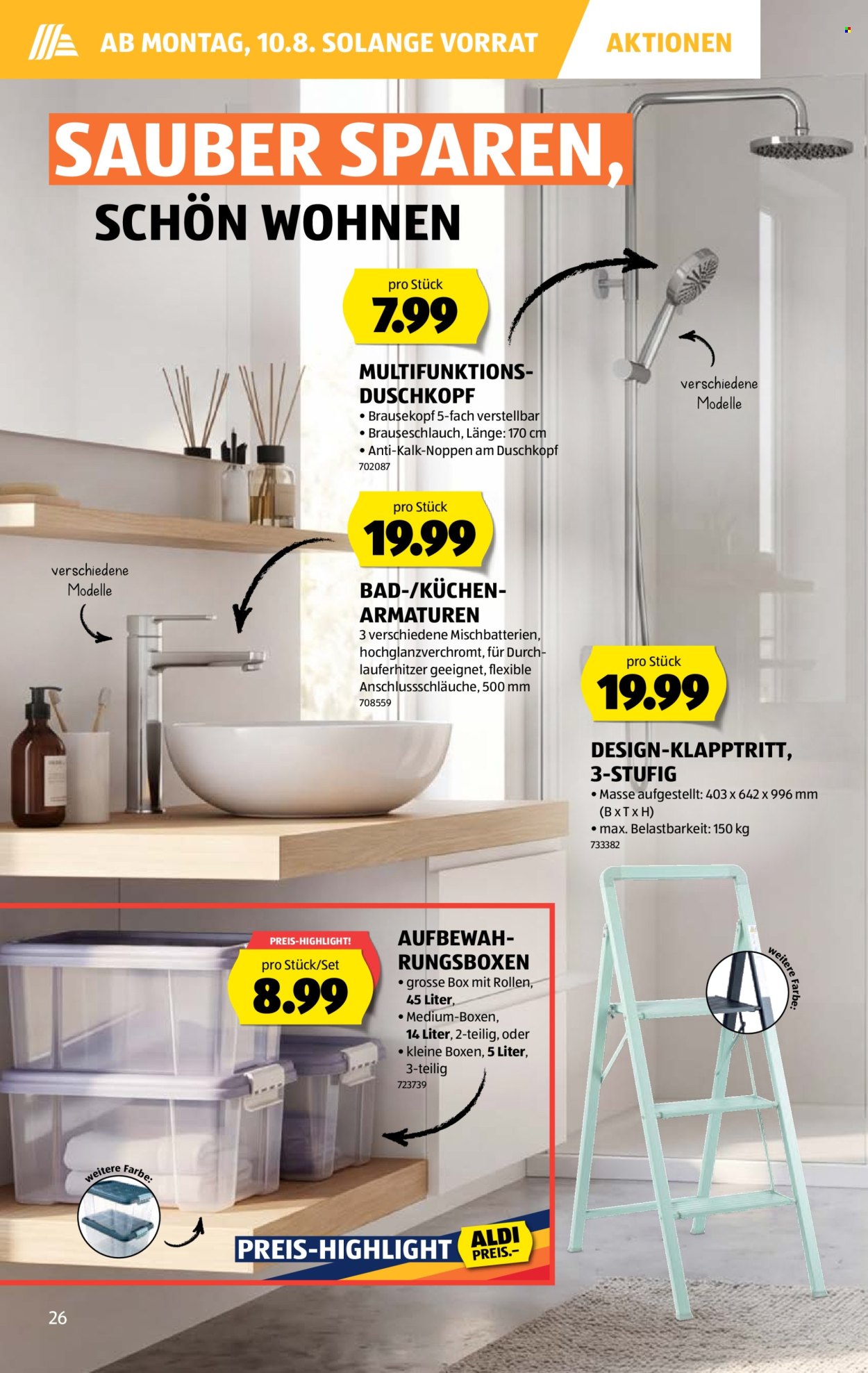 Volantino Aldi - 6.8.2026 - 12.8.2026. Pagina 26. Pagina 26