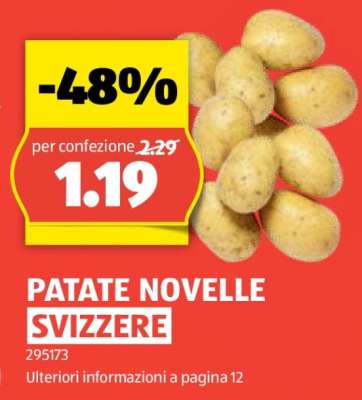 PATATE NOVELLE SVIZZERE