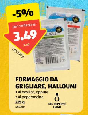 Formaggio da grigliare Halloumi